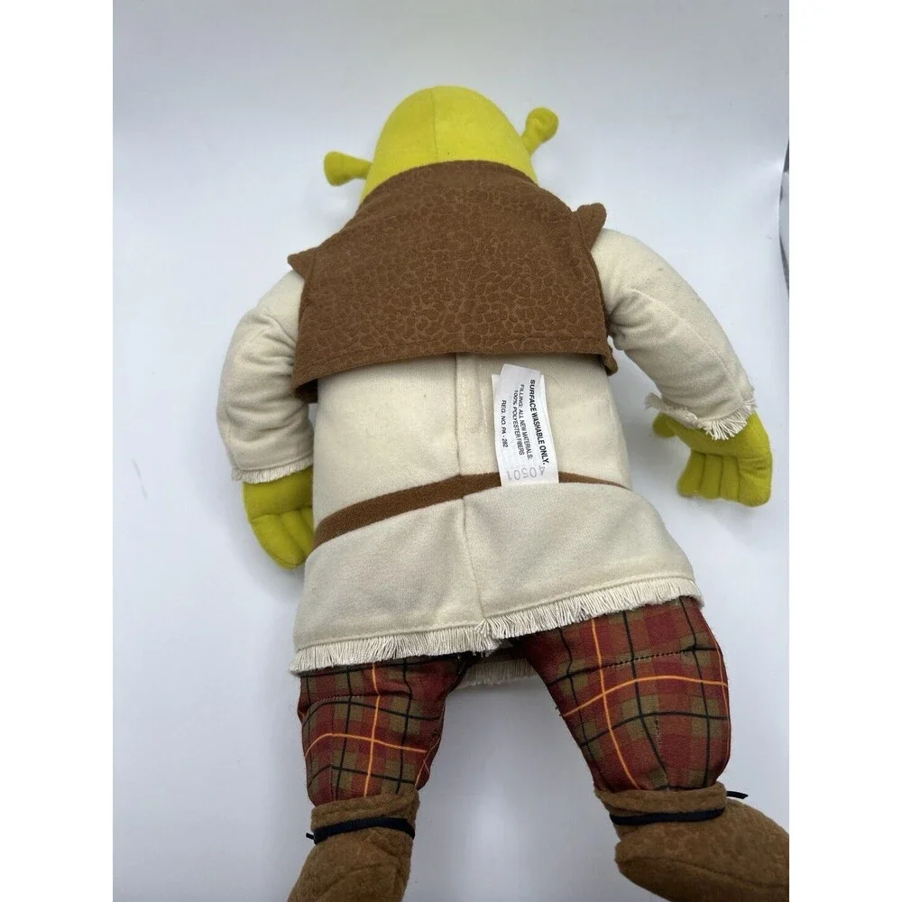 Shrek 2 Talking Shrek Plush 14” 2003 Hasbro DreamWorks Toy Doll Works